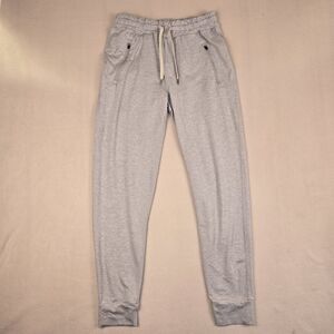 Vuori Ponto Performance Pants Men's Small Platinum Heather Athleisure Gym V438